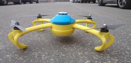 一架非常养眼的3D打印四轴飞行器OpenRC