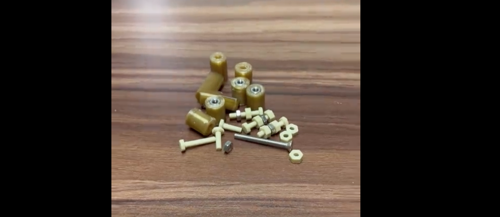 【视频】工业级PEEK 3D打印M3螺丝螺母